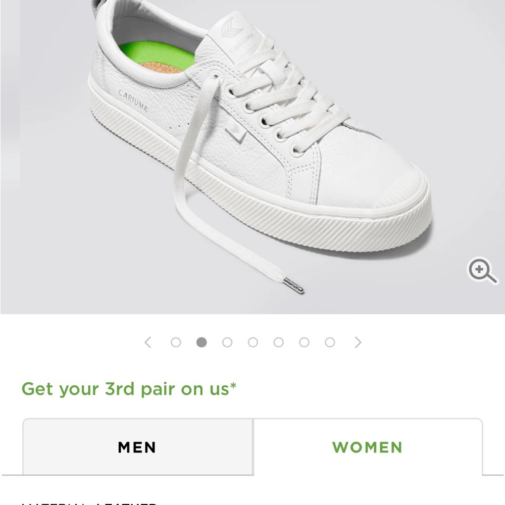 Cariuma White Leather Sneakers